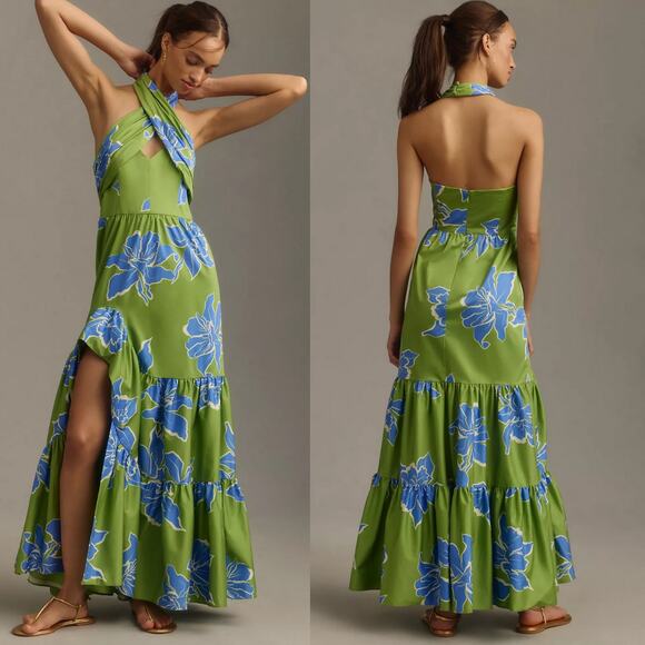 NWT Anthropologie Hutch Floral Maxi Dress - Size 16 - Picture 1 of 3